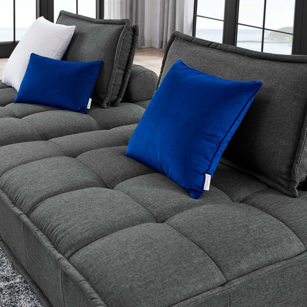 Modway Saunter Tufted Fabric Fabric 2-Piece Loveseat