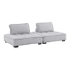 Modway Saunter Tufted Fabric Fabric 2-Piece Loveseat