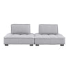Modway Saunter Tufted Fabric Fabric 2-Piece Loveseat