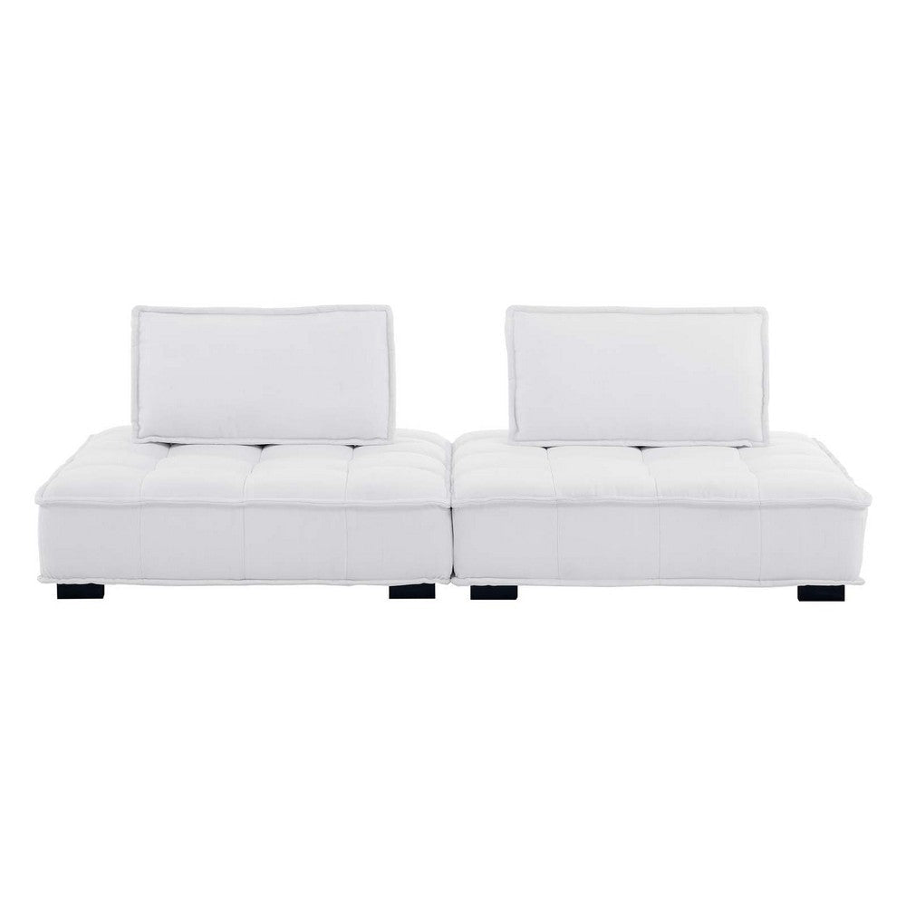 Modway Saunter Tufted Fabric Fabric 2-Piece Loveseat