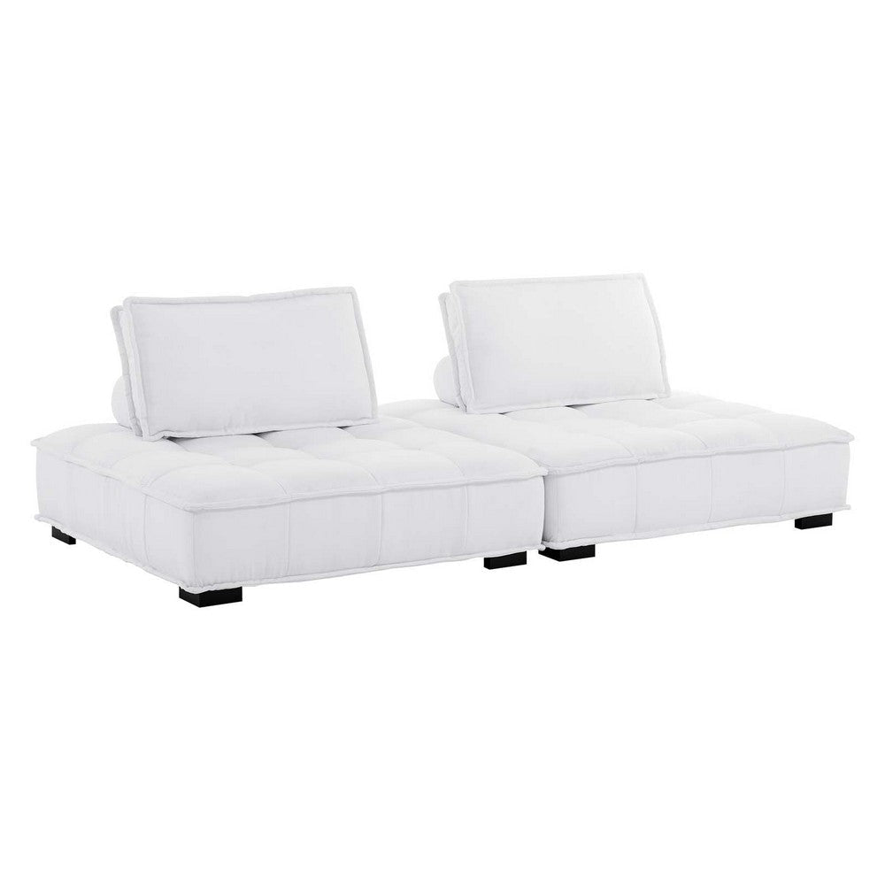 Modway Saunter Tufted Fabric Fabric 2-Piece Loveseat
