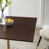 Lippa 36" Square Wood Dining Table  - No Shipping Charges