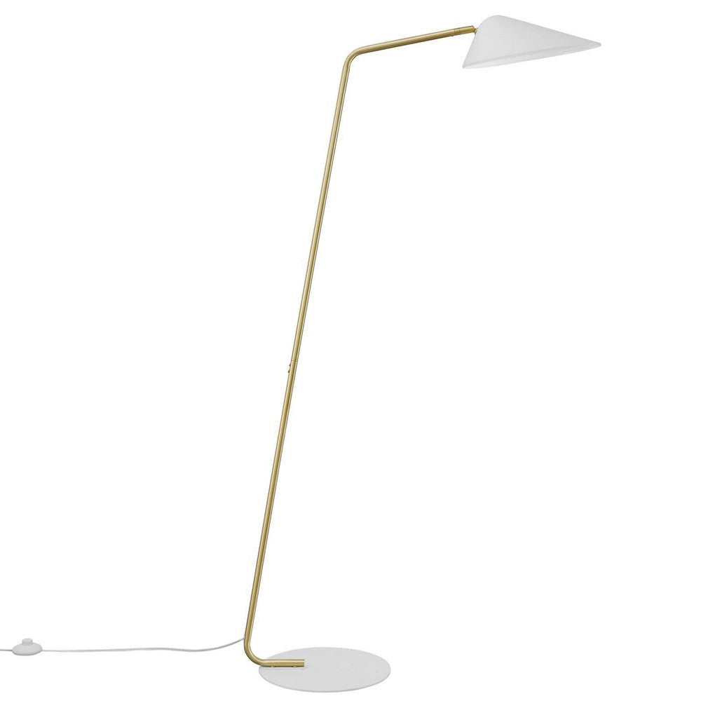 Modway Journey Standing Floor Lamp in White MDY-EEI-5298-WHI