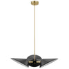Journey 3-Light 3" Arm Pendant by Modway| Black