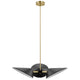 Journey 3-Light 3" Arm Pendant by Modway| Black