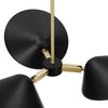 Journey 3-Light 3" Arm Pendant by Modway| Black