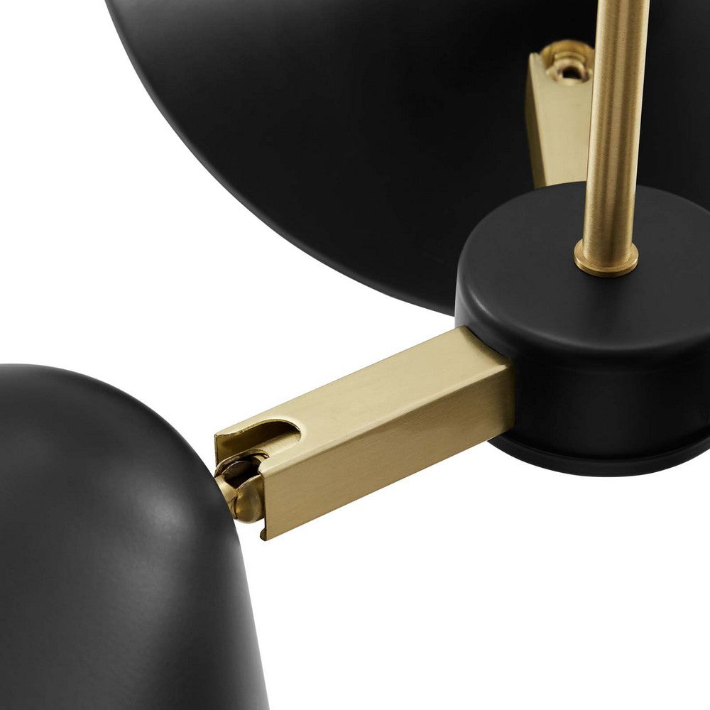 Journey 3-Light 3" Arm Pendant by Modway| Black