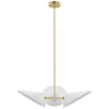 Journey 3-Light 3" Arm Pendant by Modway| White