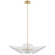 Journey 3-Light 3" Arm Pendant by Modway| White