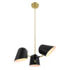 Briana 3-Light Pendant Light by Modway| Black