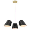 Briana 3-Light Pendant Light by Modway| Black