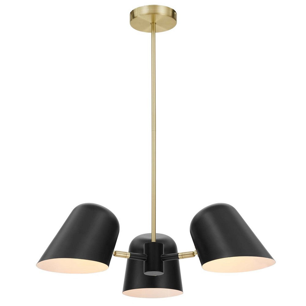 Briana 3-Light Pendant Light by Modway| Black