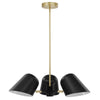 Briana 3-Light Pendant Light by Modway| Black