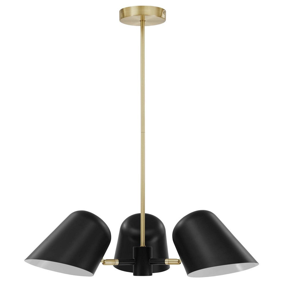 Briana 3-Light Pendant Light by Modway| Black