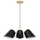 Briana 3-Light Pendant Light by Modway| Black