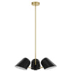 Briana 3-Light Pendant Light by Modway| Black