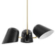 Briana 3-Light Pendant Light by Modway| Black
