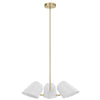 Briana 3-Light Pendant Light by Modway| White