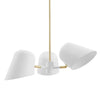 Briana 3-Light Pendant Light by Modway| White