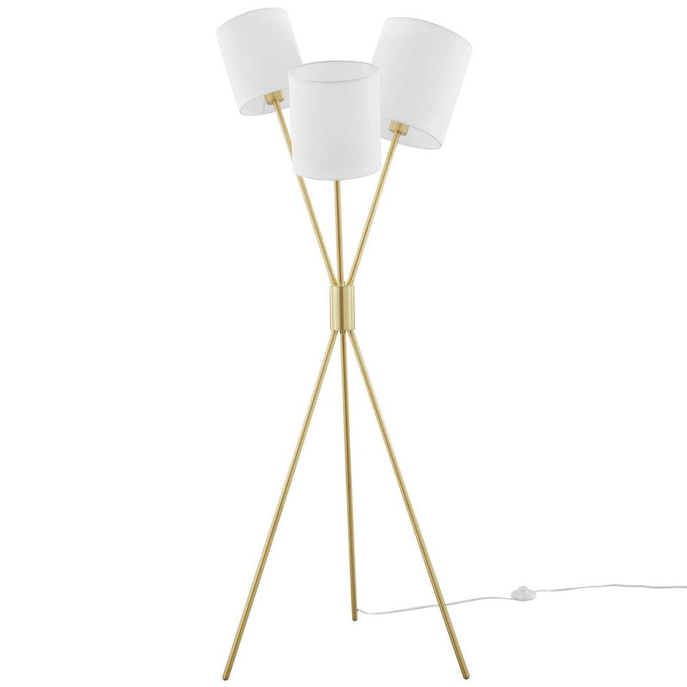 Alexa 3-Light Floor Lamp - No Shipping Charges
