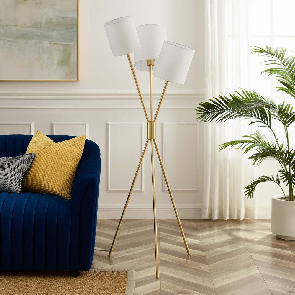 Alexa 3-Light Floor Lamp - No Shipping Charges