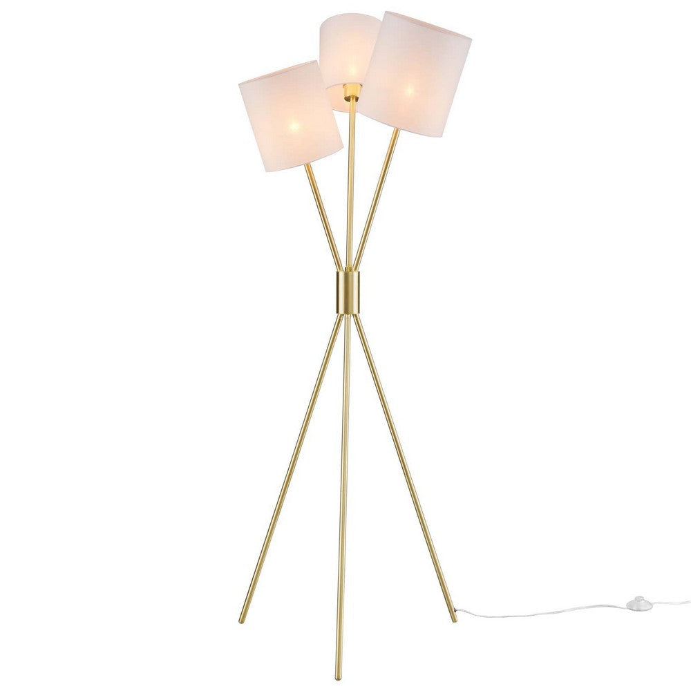 Alexa 3-Light Floor Lamp - No Shipping Charges