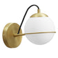 Hanna Hardwire Wall Sconce - No Shipping Charges MDY-EEI-5308-OPA-GLD