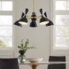 Declare 5-Light 6" Arm Pendant by Modway| Black