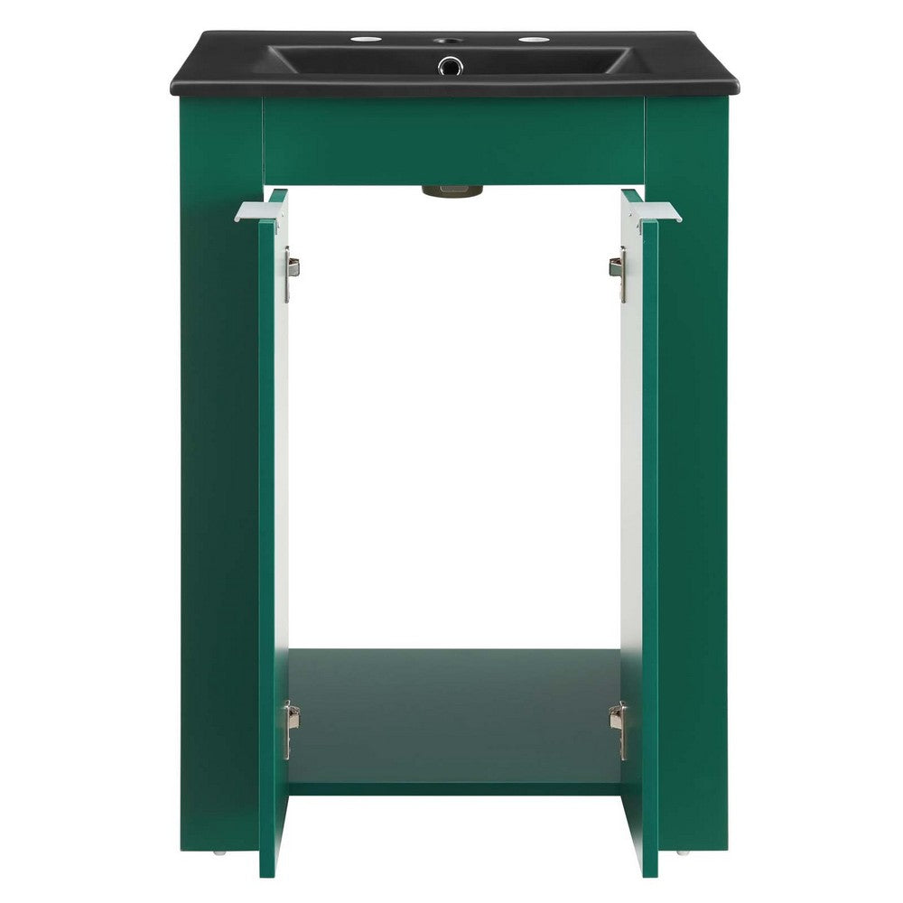 Maybelle 24" Bathroom Vanity by Modway| Green