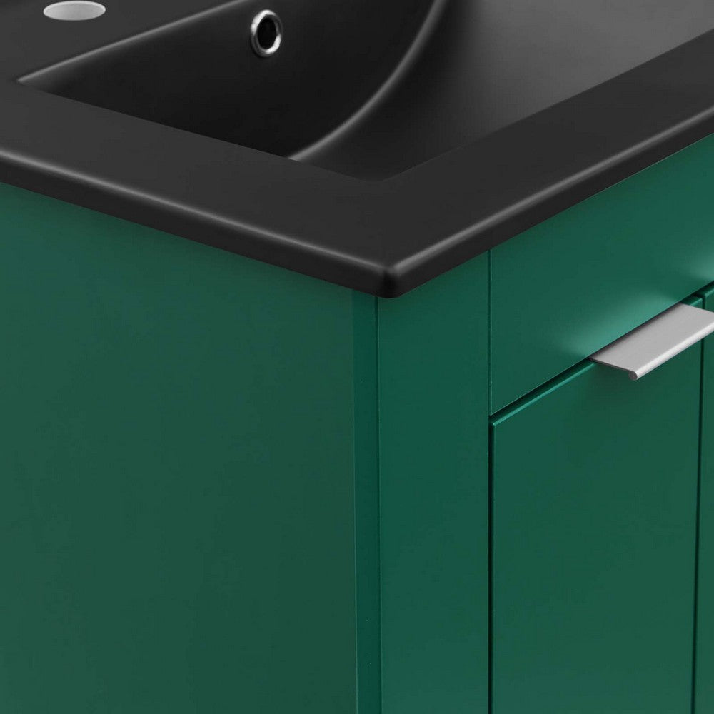Maybelle 24" Bathroom Vanity by Modway| Green
