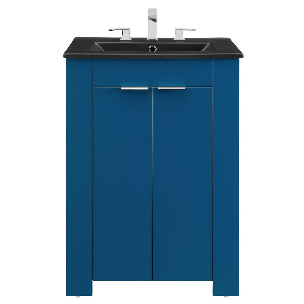 Maybelle 24" Bathroom Vanity by Modway| Blue