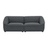 Modway Comprise Fabric Upholstered Sectional Loveseat Charcoal MDY-EEI-5403-CHA