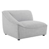 Modway Comprise Fabric Upholstered Sectional Loveseat Light Gray MDY-EEI-5403-LGR