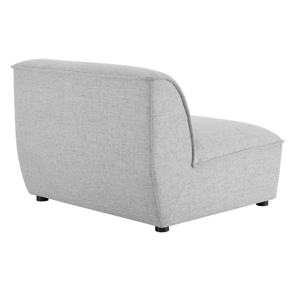 Modway Comprise Fabric Upholstered Sectional Loveseat Light Gray MDY-EEI-5403-LGR