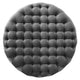 Modway Amour Tufted Button Large Round Performance Velvet Ottoman in Gray MDY-EEI-5469-GRY