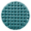 Modway Amour Tufted Button Large Round Performance Velvet Ottoman Sea Blue MDY-EEI-5469-SEA