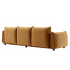 Copious Performance Velvet Sofa in Cognac MDY-EEI-5470-COG