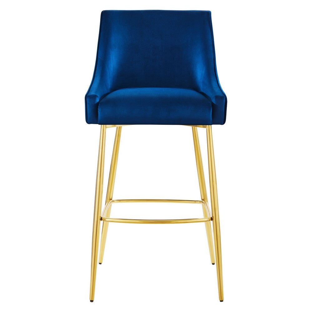 Discern Performance Velvet Bar Stool - No Shipping Charges