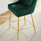 Discern Performance Velvet Counter Stool - No Shipping Charges