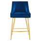 Discern Performance Velvet Counter Stool - No Shipping Charges