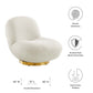 Kindred Upholstered Fabric Swivel Chair - No Shipping Charges