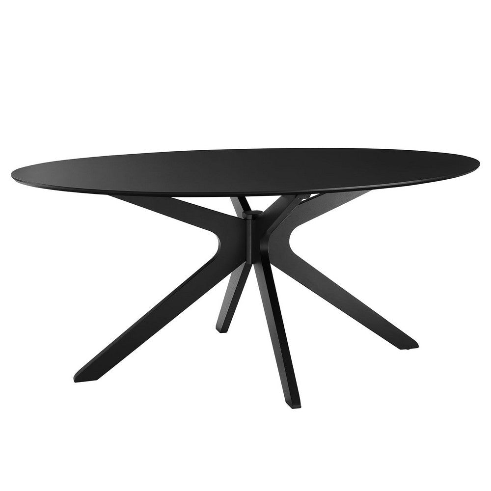 Modway Traverse Table, Black Black-71 Oval