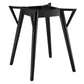 Modway Gallant 36’’ Dining Table in Black Black MDY-EEI-5515-BLK-BLK