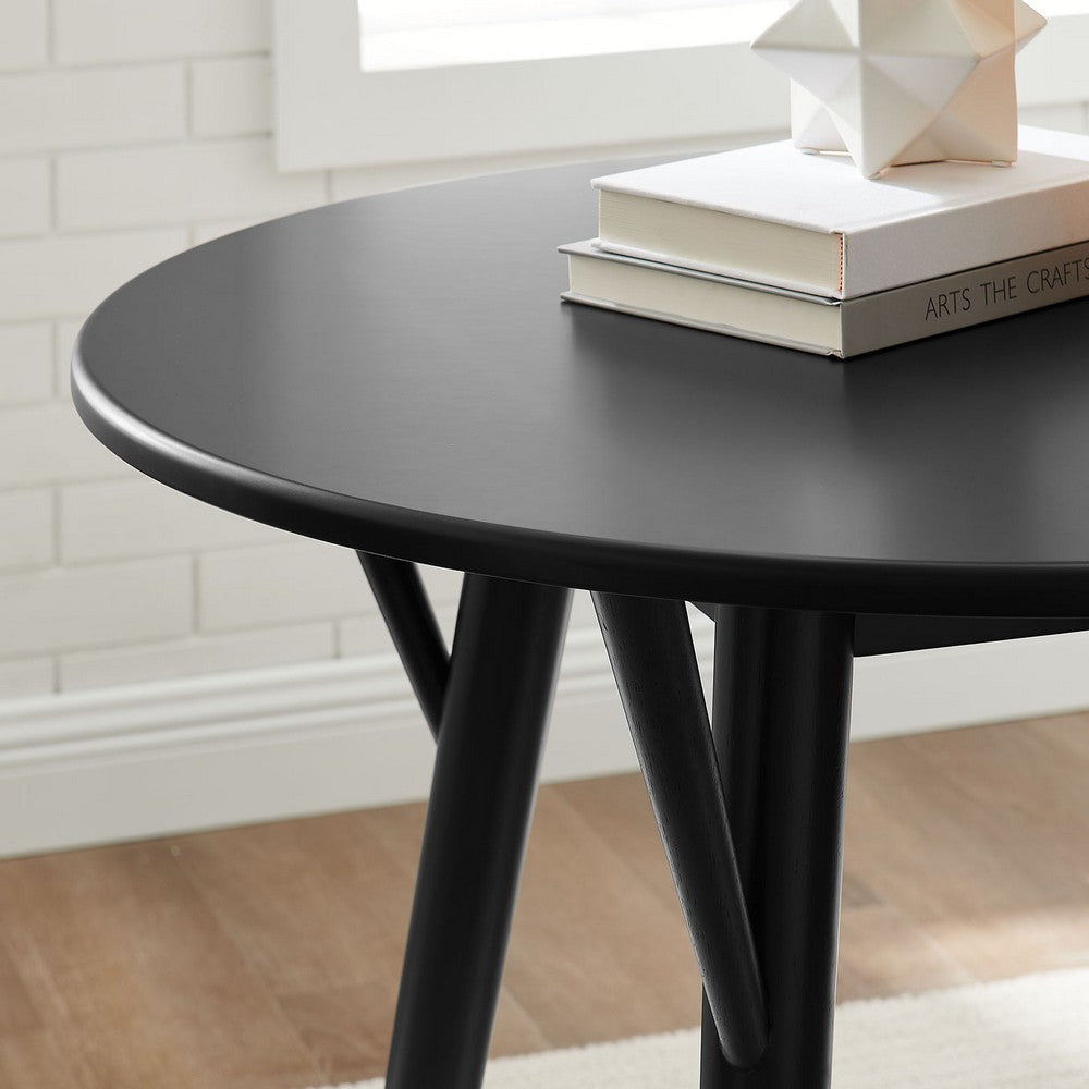 Modway Gallant 36’’ Dining Table in Black Black MDY-EEI-5515-BLK-BLK