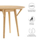 Modway Gallant Round Dining Table 36 Inch Oak Oak MDY-EEI-5515-OAK-OAK