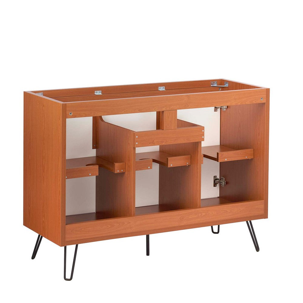 Energize 48" Double or Single Sink Compatible (Not Included) Bathroom Vanity Cabinet by Modway| White