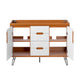 Energize 48" Double Sink Compatible (Not Included) Bathroom Vanity Cabinet by Modway| White