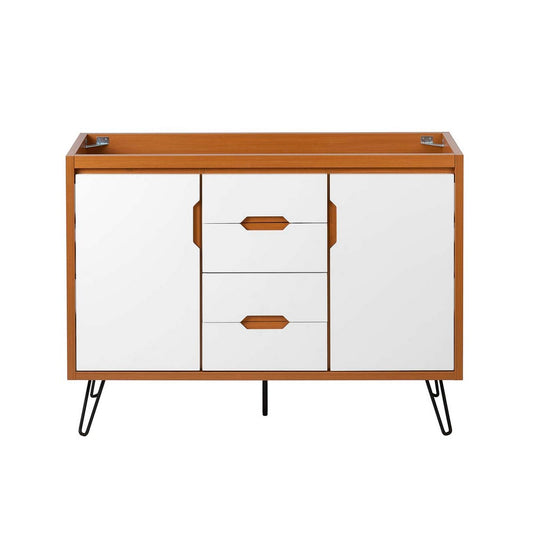 Energize 48" Double Sink Compatible (Not Included) Bathroom Vanity Cabinet by Modway| White