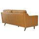 Impart Genuine Leather Sofa - No Shipping Charges MDY-EEI-5553-TAN