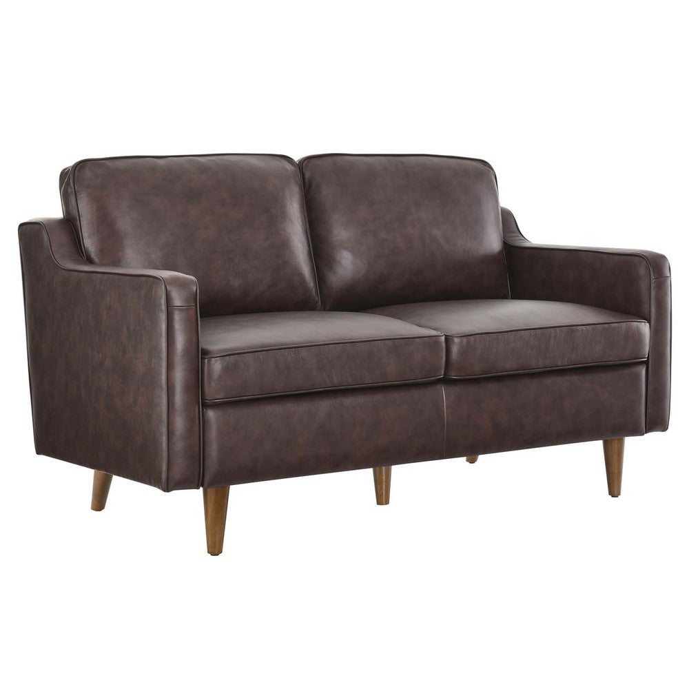 Impart Genuine Leather Loveseat  - No Shipping Charges